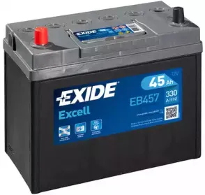 EB457 EXIDE Стартерная аккумуляторная батарея EB457 EXIDE Стартерная аккумуляторная батарея